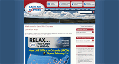 Desktop Screenshot of landairexpress.com